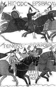 Knights of Duc Guillaume, c1070 1849 av Unbekannt