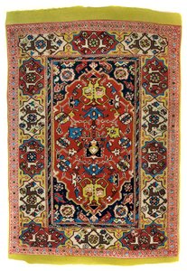 Geknüpfter Wollteppich, um 1600