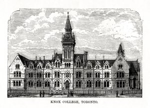 Knox College, Toronto, Ontario, Canada, 1800-tallet av Unbekannt