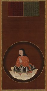 Kobo Daishi som barn satt på en lotus, Muromachi-perioden, 1400-1500-tallet. av Unbekannt