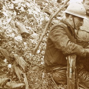 Krupp-graven, Hill 140, Artois, Nord-Frankrike, c1915-c1916 av Unbekannt
