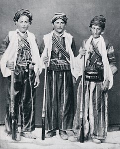 Kurdiske fjellbrigander, Armenia, 1902 av Unbekannt