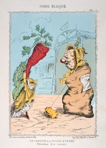 Gulroten og poteten, 1870-1871 av Unbekannt