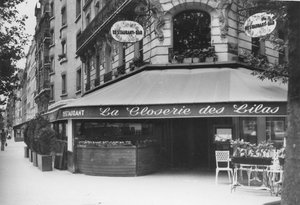 La Closerie des Lilas, Montparnasse. av Unbekannt