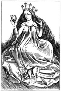 The Damsel, 1466, 1870 av Unbekannt