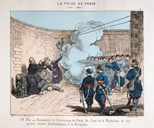 Capture of Paris, 24. mai 1871 av Unbekannt