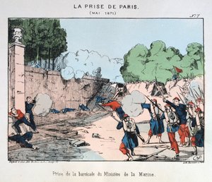 Erobringen av Paris, mai 1871 av Unbekannt