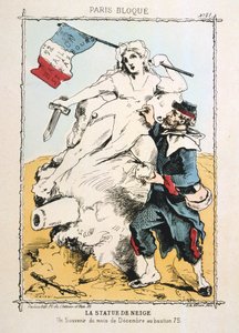 Snøstatuen, 1870-1871 av Unbekannt