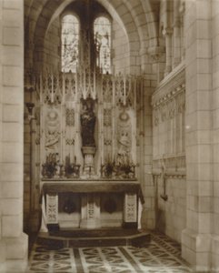 Lady Chapel, Buckfast Abbey, sent på 1800- og begynnelsen av 1900-tallet av Unbekannt
