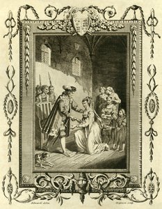 Lady Elizabeth Gray begjærte Edward IV for å gjenopprette landene hennes, 1461, 1783. av Unbekannt