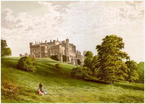Lambton Castle, County Durham, hjemmet til jarlen av Durham, c1880 av Unbekannt