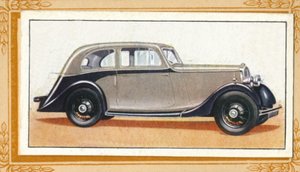Lanchester 10 strømlinjeformet salong, c1936 av Unbekannt