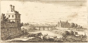 Landskap, 1635 eller senere. av Unbekannt