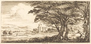 Landskap, i eller etter 1635. av Unbekannt