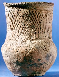 keramisk begerglass fra sen neolittisk bronsealder, europeisk, c4000 f.Kr. av Unbekannt