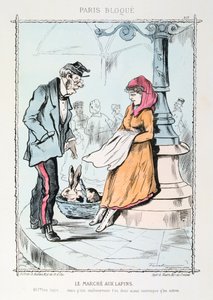 Kaninmarkedet, 1870-1871 av Unbekannt