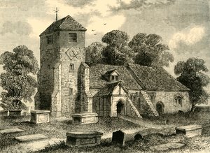 Lee Church i 1795, c1878. av Unbekannt