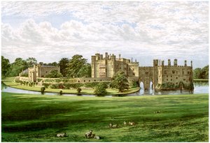 Leeds Castle, Kent, hjemmet til Wykeham-Martin-familien, c1880 av Unbekannt