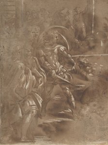 Venstre tredjedel av et martyrium av Saint Peter og Saint Paul., 1508-ca. 1550. av Unbekannt