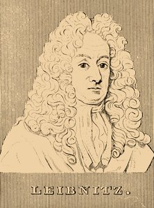 Leibnitz, 1646-1716, 1830. av Unbekannt