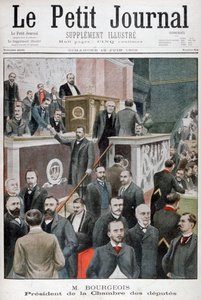 Leon Bourgeois, president for Deputertkammeret, 1902 av Unbekannt