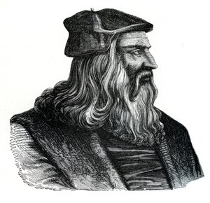 Leonardo da Vinci, 1500-tallet, 1870 av Unbekannt
