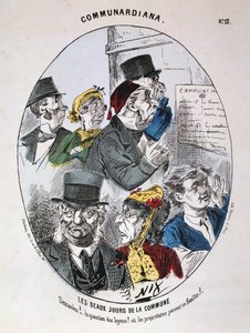 Kommunens vakre dager, 1871 av Unbekannt