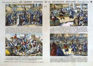 Den franske revolusjonens store dager, revolusjonen i 1789, Frankrike av Unbekannt