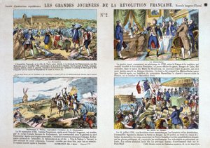 Den franske revolusjonens store dager, revolusjonen i 1789, Frankrike av Unbekannt