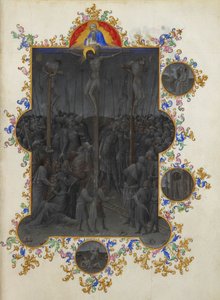 Les Très Riches Heures du Duc de Berry, Folio 153r - The Death of Christ av Unbekannt