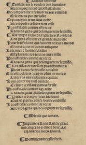 Libretto nouellamete komponert for mester Domenico da Sera ... verk av alle s ..., 12. april 1532. av Unbekannt