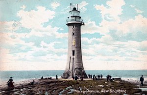Fyr i New Brighton, Wirral, Merseyside, 1904 av Unbekannt