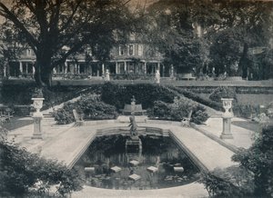 Lily Basin og West Front, The Hill, Hampstead Heath, c1900 av Unbekannt