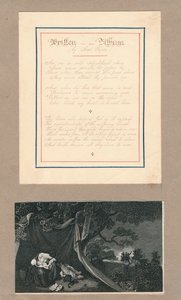 Linjer skrevet i et album, på Malta, c1812. av Unbekannt