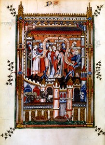 Lisbius utroper seg selv til Kristi disippel, 1317 av Unbekannt