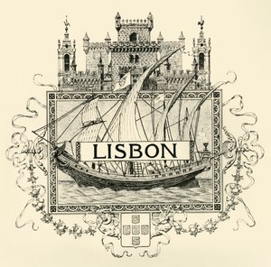Lisboa, slutten av 1800-begynnelsen av det 20. århundre. av Unbekannt