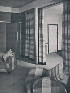 Stue i et London-hus, designet av Raymond McGrath, ARIBA, 1936 av Unbekannt