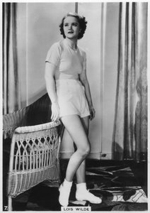 Lois Wilde , amerikansk skuespillerinne, c1938 av Unbekannt