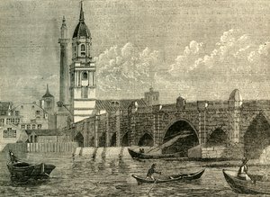 London Bridge, c1872. av Unbekannt