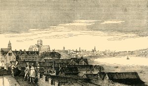 London, fra toppen av Arundel House, 1600-tallet, 1881. av Unbekannt