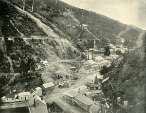 Long Tunnel Gold Mine, Walhalla, 1901. av Unbekannt