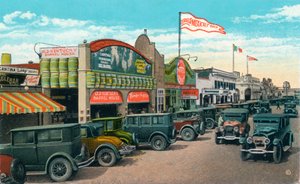 Ser nordover på Main Street, c1939 av Unbekannt