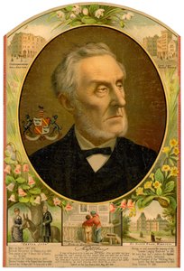 Lord Shaftesbury , britisk konservativ statsmann og filantrop, sent på 1800-tallet av Unbekannt