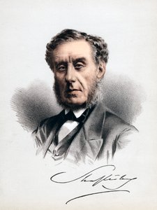 Lord Shaftesbury , engelsk statsmann, moralfilosof, filantrop og fabrikkreformator, c1880 av Unbekannt