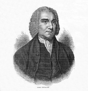 Lord Thurlow , britisk advokat og Tory-politiker, c1800 1878 av Unbekannt