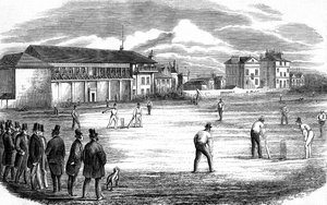 Lords Cricket Ground, London, 1858 av Unbekannt