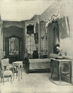 Louis XVs sengekammer, utført av Maison Soubrier, 1903. av Unbekannt