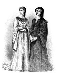 Louise av Savoy og Marguerite av Valois, 1800-tallet av Unbekannt