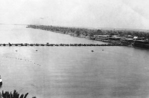 Nedre pontongbro, Bagdad, Mesopotamia, WWI, 1918 av Unbekannt