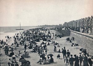 Lowestoft - On the Sands, 1895 av Unbekannt